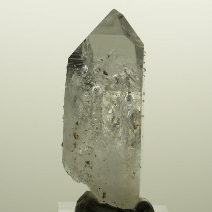 Lemurian Skelett Rauchquarz mit Analcim, Hämatit Streep Mine, Namibia 55*34*21mm #15128