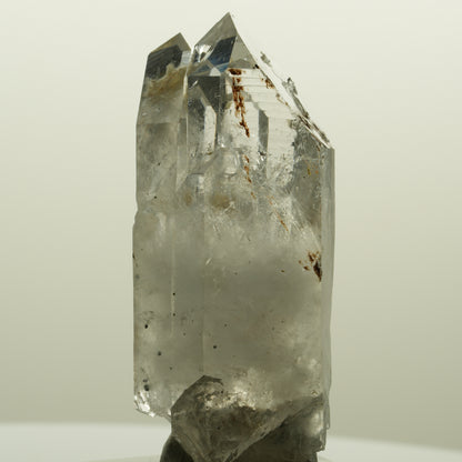 Lemurian Skelett Rauchquarz mit Hämatit, Epidot Streep Mine, Namibia 56*24*19mm #15129