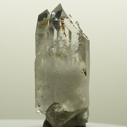 Lemurian Skelett Rauchquarz mit Hämatit, Epidot Streep Mine, Namibia 56*24*19mm #15129