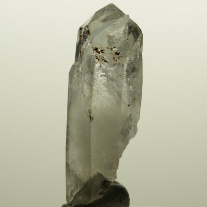 Lemurian Skelett Rauchquarz mit Hämatit, Epidot Streep Mine, Namibia 56*24*19mm #15129