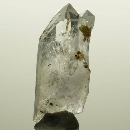 Lemurian Skelett Rauchquarz mit Hämatit, Epidot Streep Mine, Namibia 56*24*19mm #15129
