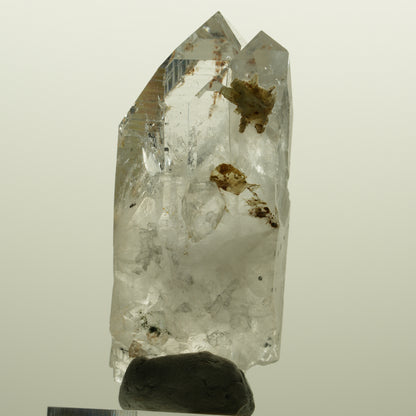Lemurian Skelett Rauchquarz mit Hämatit, Epidot Streep Mine, Namibia 56*24*19mm #15129