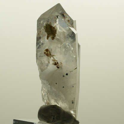Lemurian Skelett Rauchquarz mit Hämatit, Epidot Streep Mine, Namibia 56*24*19mm #15129