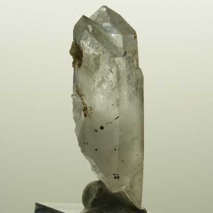 Lemurian Skelett Rauchquarz mit Hämatit, Epidot Streep Mine, Namibia 56*24*19mm #15129