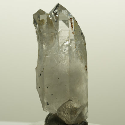 Lemurian Skelett Rauchquarz mit Hämatit, Epidot Streep Mine, Namibia 56*24*19mm #15129