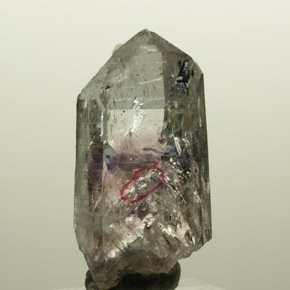 Enhydro Lemurian Skelett Phantom Amethyst, Prehnit 1x Blase Streep Mine Namibia 53*27*20mm #15132
