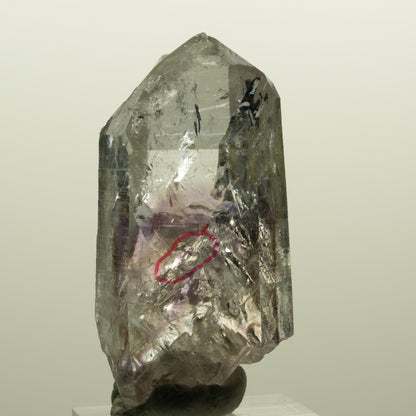 Enhydro Lemurian Skelett Phantom Amethyst, Prehnit 1x Blase Streep Mine Namibia 53*27*20mm #15132