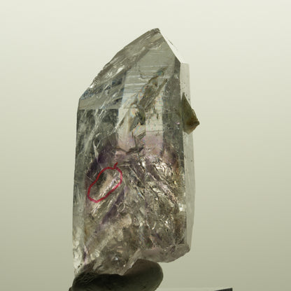 Enhydro Lemurian Skelett Phantom Amethyst, Prehnit 1x Blase Streep Mine Namibia 53*27*20mm #15132