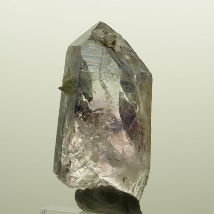 Enhydro Lemurian Skelett Phantom Amethyst, Prehnit 1x Blase Streep Mine Namibia 53*27*20mm #15132