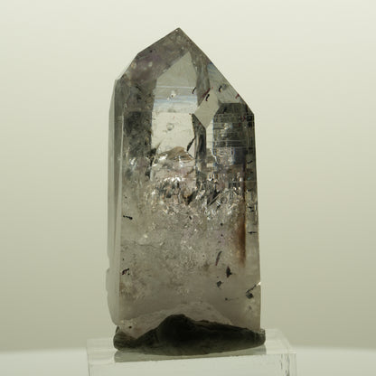 Harlekin Lemurian Phantom Amethyst mit Analcim Streep Mine, Namibia 47*25*22mm #15133