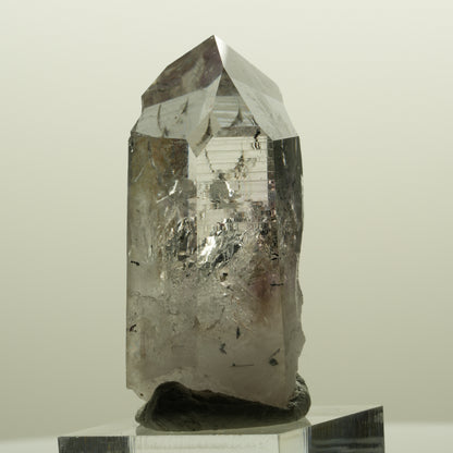 Harlekin Lemurian Phantom Amethyst mit Analcim Streep Mine, Namibia 47*25*22mm #15133