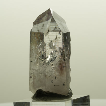 Harlekin Lemurian Phantom Amethyst mit Analcim Streep Mine, Namibia 47*25*22mm #15133