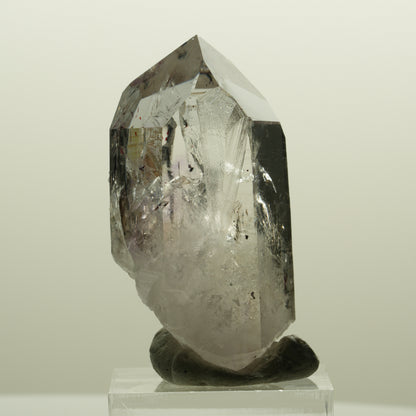 Harlekin Lemurian Phantom Amethyst mit Analcim Streep Mine, Namibia 47*25*22mm #15133