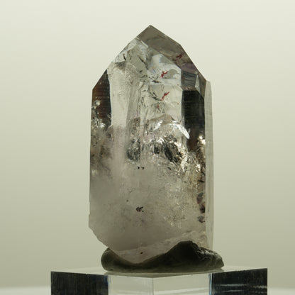 Harlekin Lemurian Phantom Amethyst mit Analcim Streep Mine, Namibia 47*25*22mm #15133