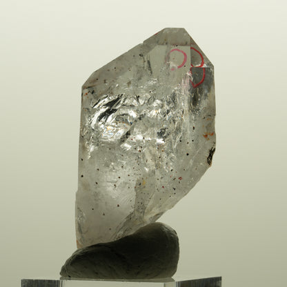 Enhydro Skelett Phantom Amethyst mit Hämatit, 1x Blase Streep Mine, Namibia 51*30*17mm #15134
