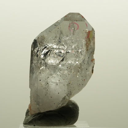 Enhydro Skelett Phantom Amethyst mit Hämatit, 1x Blase Streep Mine, Namibia 51*30*17mm #15134