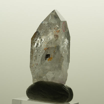 Enhydro Skelett Phantom Amethyst mit Hämatit, 1x Blase Streep Mine, Namibia 51*30*17mm #15134