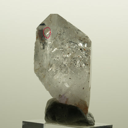 Enhydro Skelett Phantom Amethyst mit Hämatit, 1x Blase Streep Mine, Namibia 51*30*17mm #15134