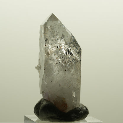 Enhydro Skelett Phantom Amethyst mit Hämatit, 1x Blase Streep Mine, Namibia 51*30*17mm #15134