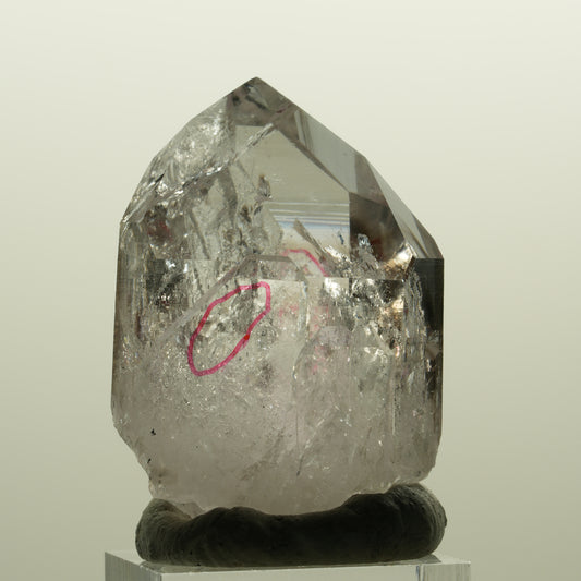 Enhydro Harlekin Lemurian Skelett Phantom Amethyst 2x Blase Streep Mine Namibia 48*32*25mm #15135