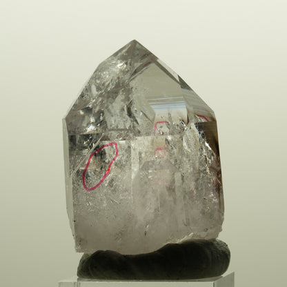 Enhydro Harlekin Lemurian Skelett Phantom Amethyst 2x Blase Streep Mine Namibia 48*32*25mm #15135