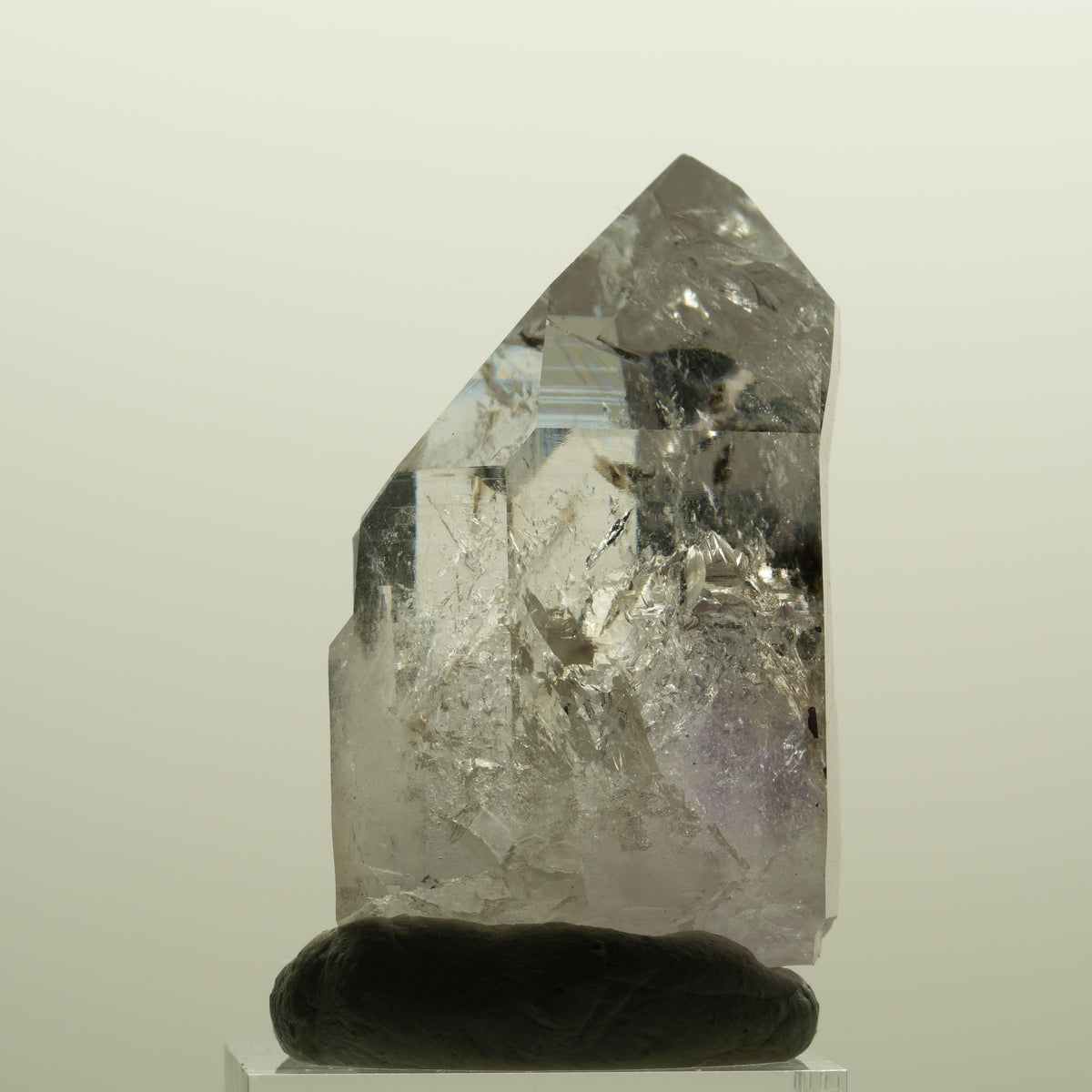 Enhydro Harlekin Lemurian Skelett Phantom Amethyst 2x Blase Streep Mine Namibia 48*32*25mm #15135