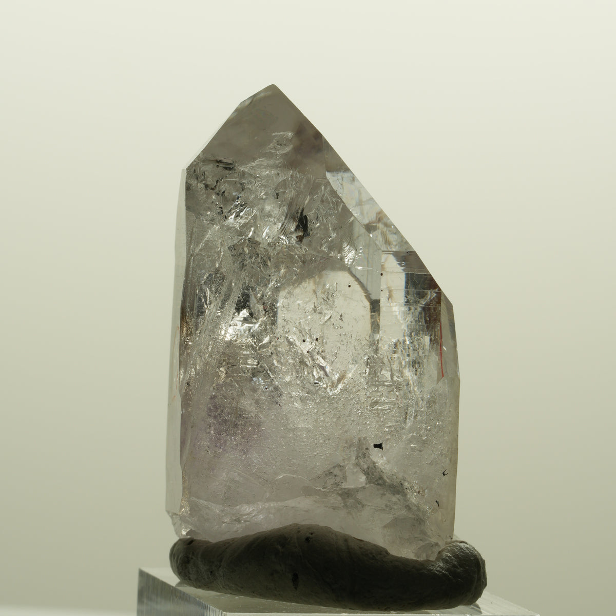 Enhydro Harlekin Lemurian Skelett Phantom Amethyst 2x Blase Streep Mine Namibia 48*32*25mm #15135