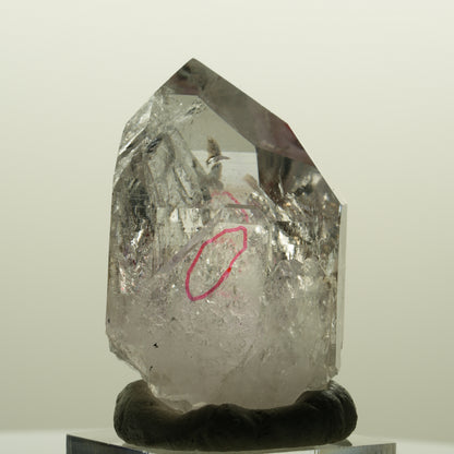 Enhydro Harlekin Lemurian Skelett Phantom Amethyst 2x Blase Streep Mine Namibia 48*32*25mm #15135