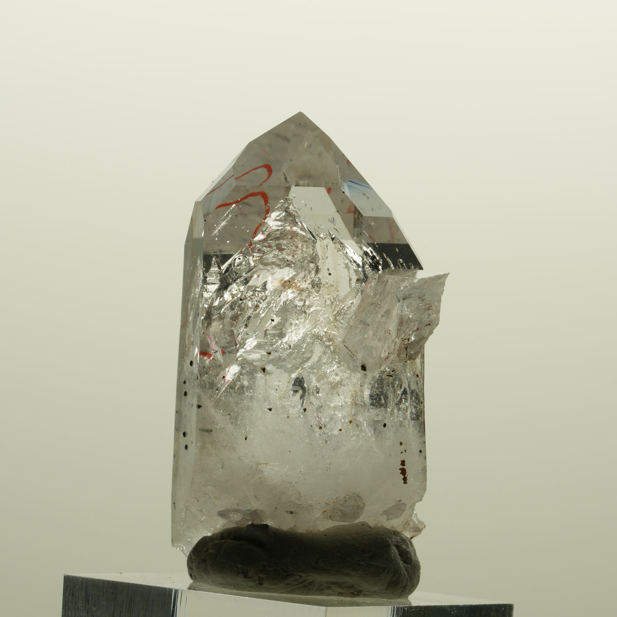 Enhydro Harlekin Phantom Rauchquarz, 2x Blase (große) Streep Mine, Namibia 43*32*23mm #15137