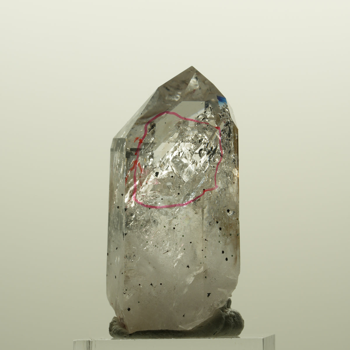 Enhydro Harlekin Phantom Rauchquarz, 2x Blase (große) Streep Mine, Namibia 43*32*23mm #15137