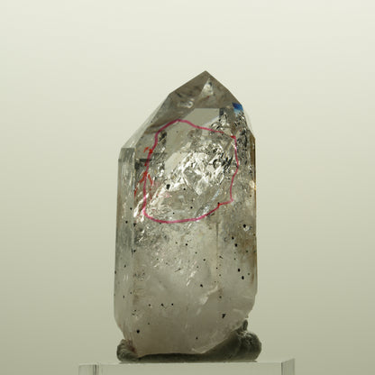 Enhydro Harlekin Phantom Rauchquarz, 2x Blase (große) Streep Mine, Namibia 43*32*23mm #15137