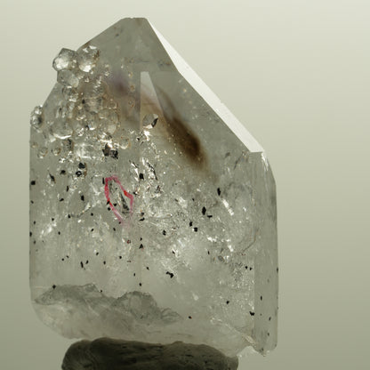 Enhydro Lemurian Phantom Amethyst, Analcim Hämatit 1x Blase Streep Mine Namibia 48*33*22mm #15140