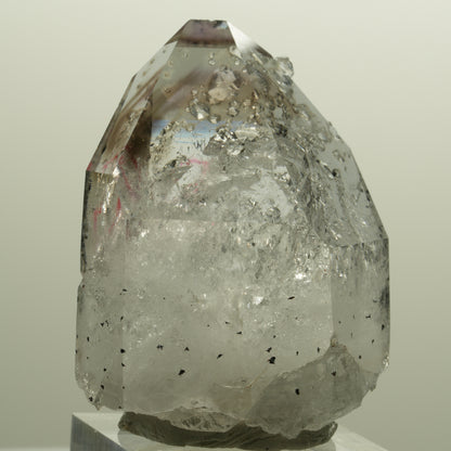 Enhydro Lemurian Phantom Amethyst, Analcim Hämatit 1x Blase Streep Mine Namibia 48*33*22mm #15140