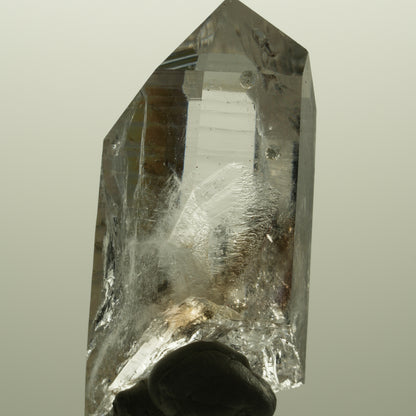 Lemurian Skelett Phantom Amethyst mit Analcim Streep Mine, Namibia 54*26*22mm #15141