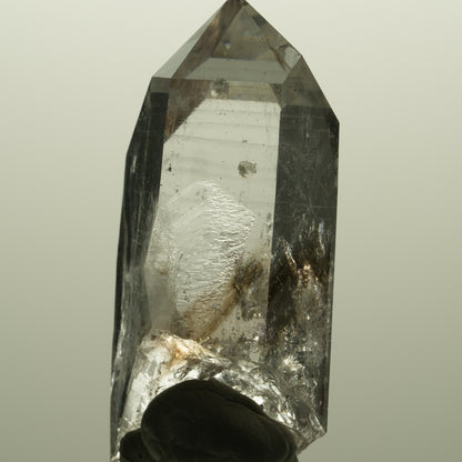 Lemurian Skelett Phantom Amethyst mit Analcim Streep Mine, Namibia 54*26*22mm #15141