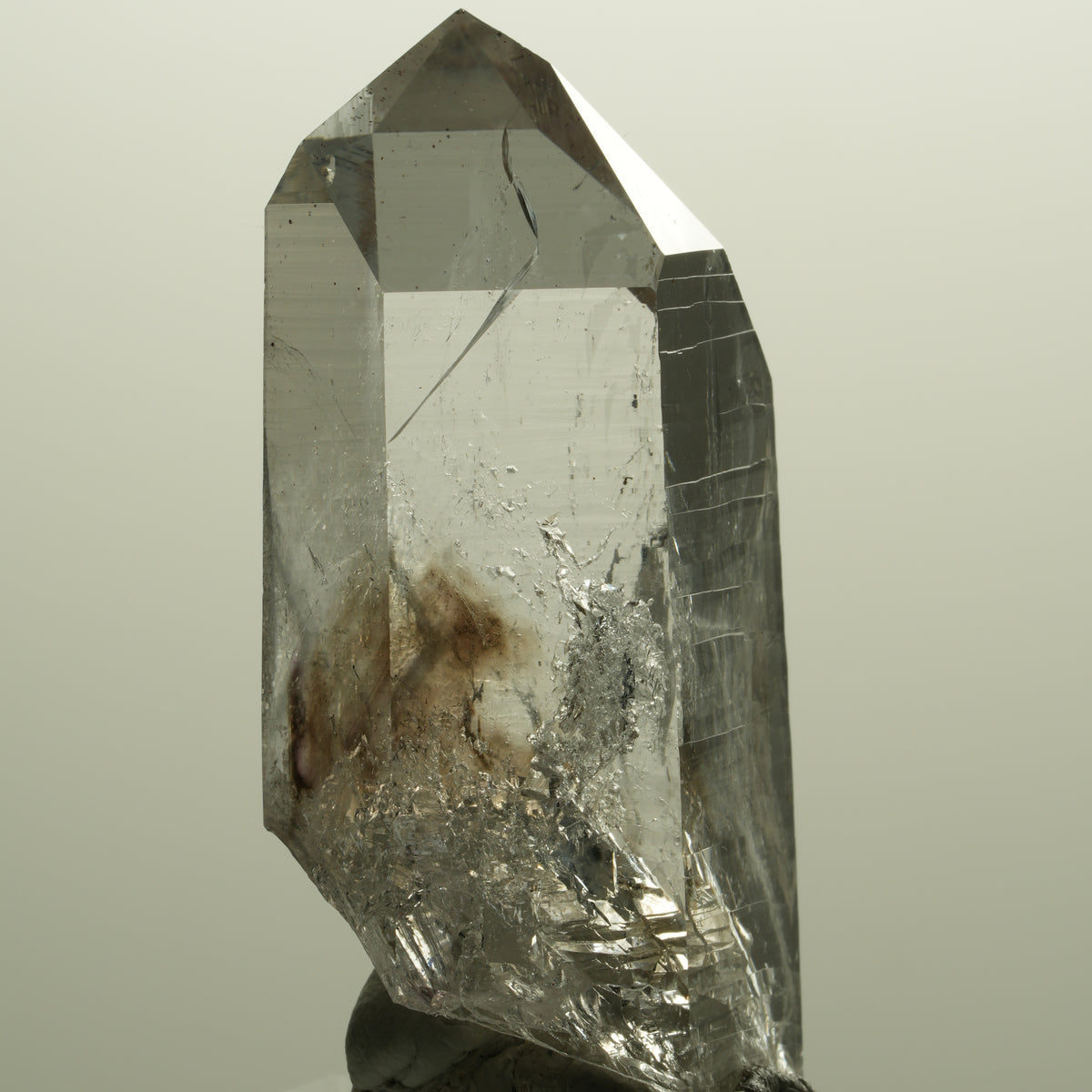 Lemurian Skelett Phantom Amethyst mit Analcim Streep Mine, Namibia 54*26*22mm #15141