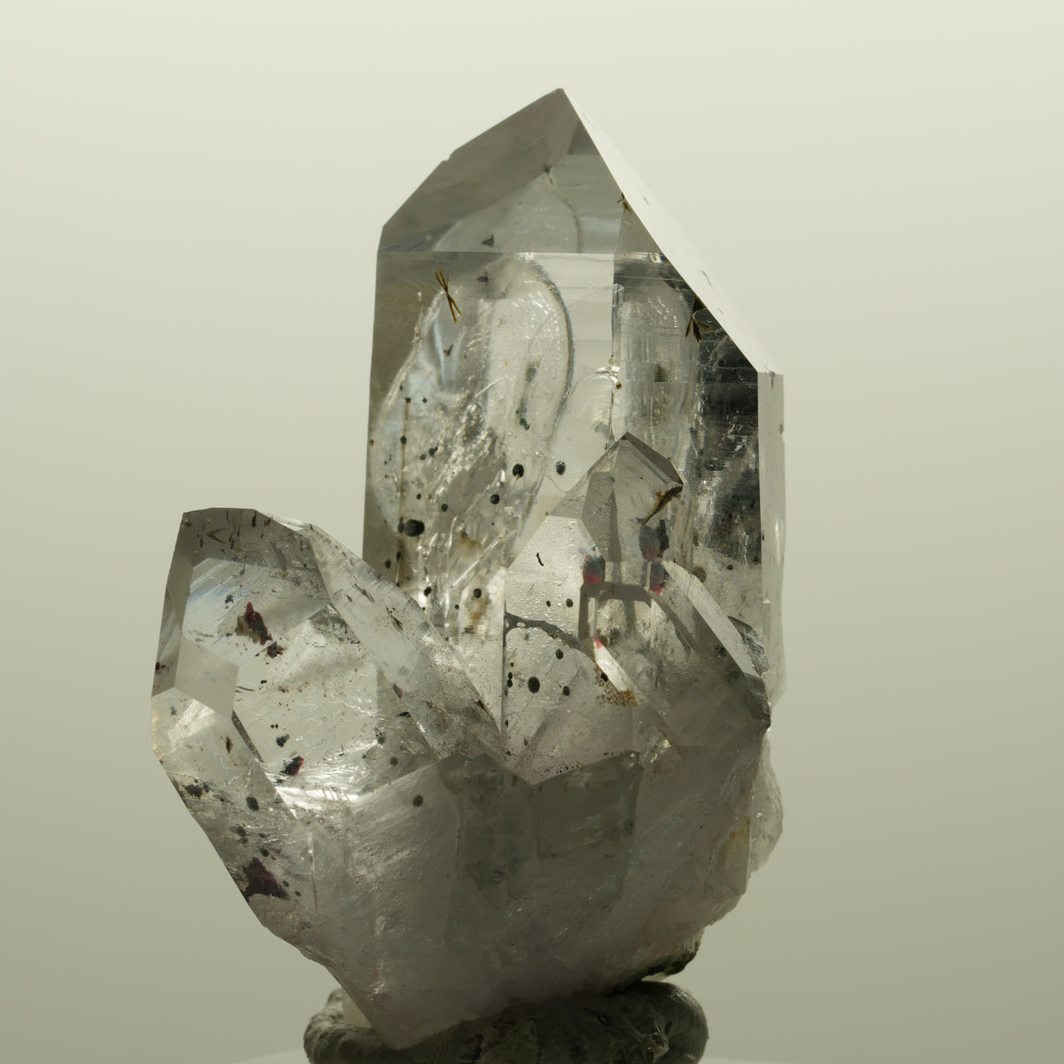 Enhydro Harlekin Lemurian Phantom Amethyst, 1x Blase Streep Mine, Namibia 49*34*28mm #15142