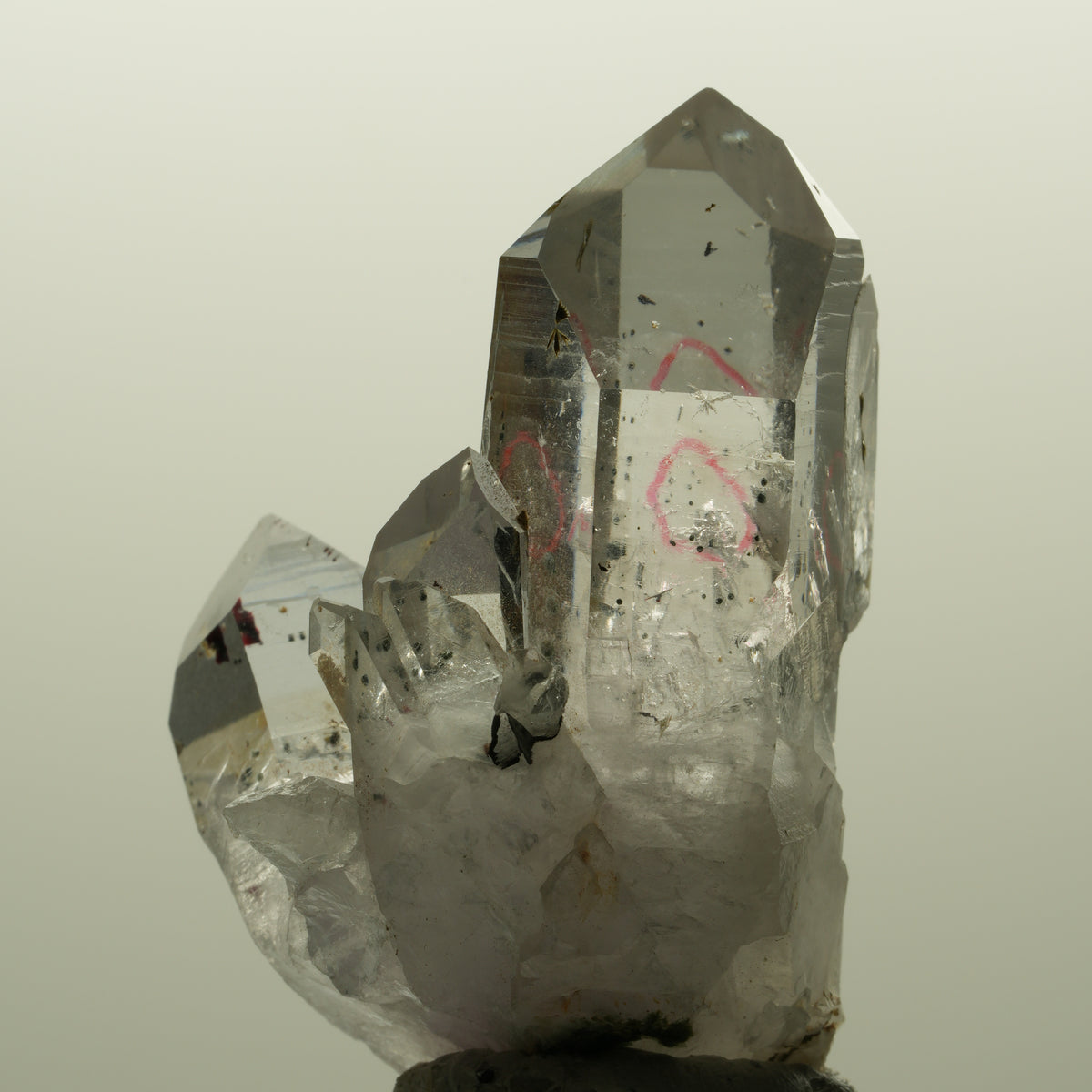 Enhydro Harlekin Lemurian Phantom Amethyst, 1x Blase Streep Mine, Namibia 49*34*28mm #15142
