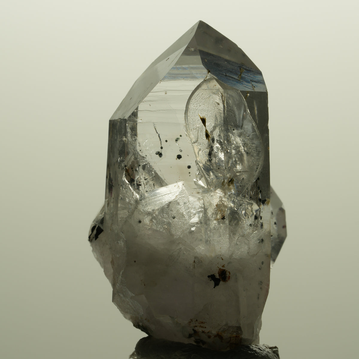 Enhydro Harlekin Lemurian Phantom Amethyst, 1x Blase Streep Mine, Namibia 49*34*28mm #15142