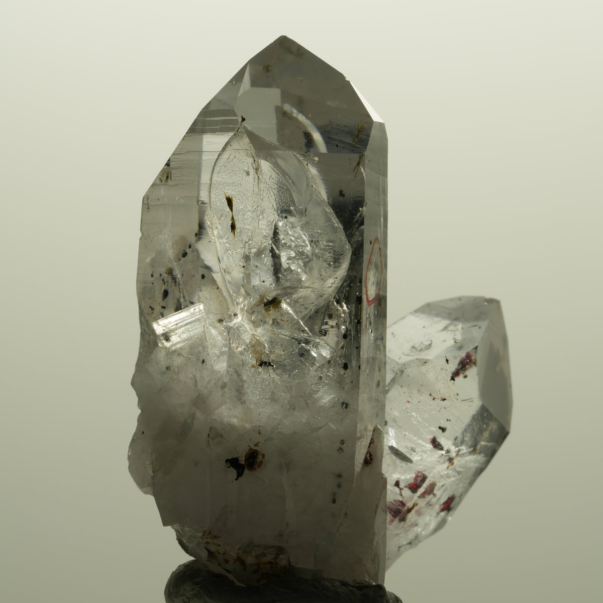 Enhydro Harlekin Lemurian Phantom Amethyst, 1x Blase Streep Mine, Namibia 49*34*28mm #15142