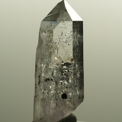 Enhydro Lemurian Skelett Phantom Amethyst, Hämatit 1x Blase Streep Mine Namibia 58*23*20mm #15143