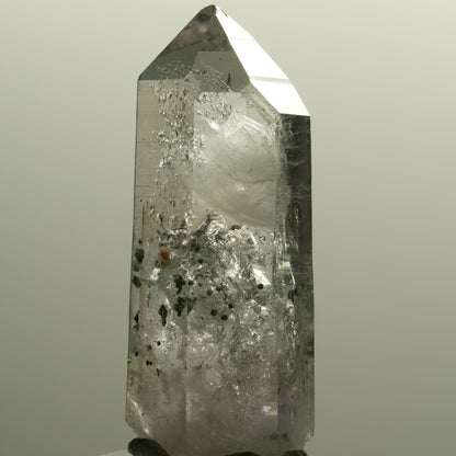 Enhydro Lemurian Skelett Phantom Amethyst, Hämatit 1x Blase Streep Mine Namibia 58*23*20mm #15143