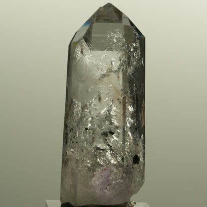 Enhydro Lemurian Skelett Phantom Amethyst, Hämatit 1x Blase Streep Mine Namibia 58*23*20mm #15143