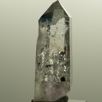 Enhydro Lemurian Skelett Phantom Amethyst, Hämatit 1x Blase Streep Mine Namibia 58*23*20mm #15143