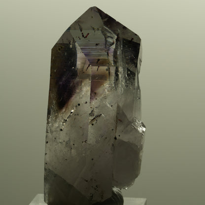 Harlekin Lemurian Phantom Amethyst mit Epidot Streep Mine, Namibia 54*26*20mm #15144