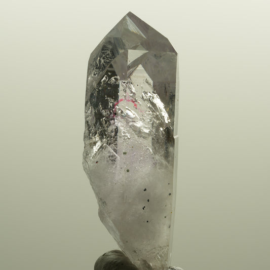 Enhydro Skelett Phantom Amethyst mit Hämatit, 1x Blase Streep Mine, Namibia 54*18*18mm #15145