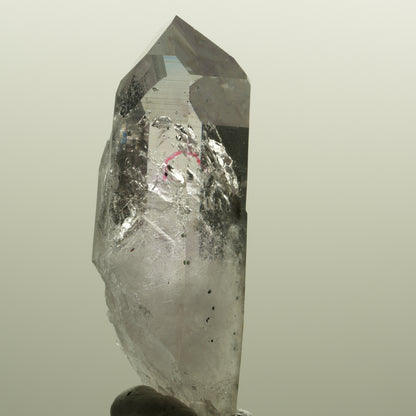 Enhydro Skelett Phantom Amethyst mit Hämatit, 1x Blase Streep Mine, Namibia 54*18*18mm #15145