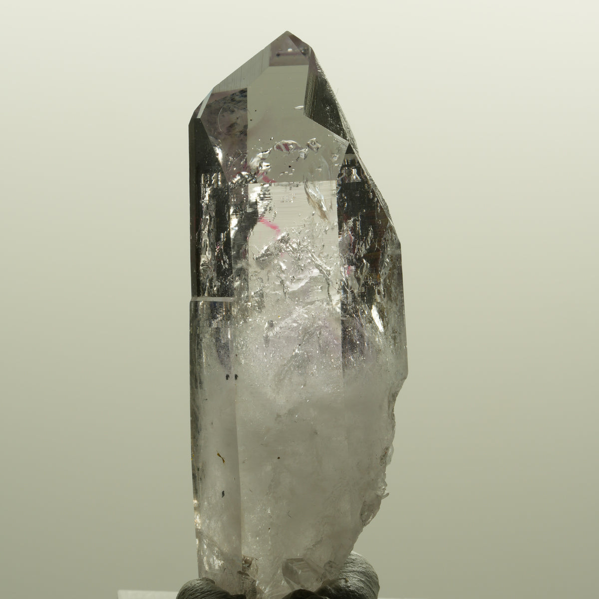 Enhydro Skelett Phantom Amethyst mit Hämatit, 1x Blase Streep Mine, Namibia 54*18*18mm #15145