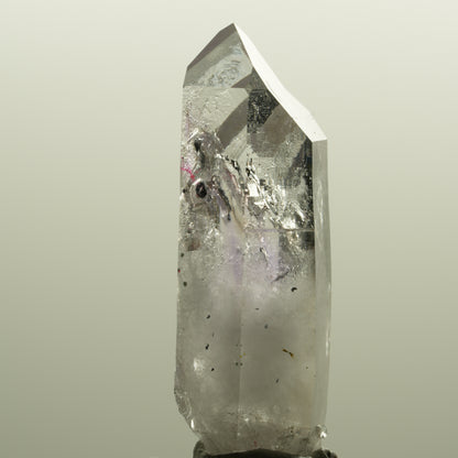 Enhydro Skelett Phantom Amethyst mit Hämatit, 1x Blase Streep Mine, Namibia 54*18*18mm #15145