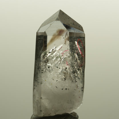 Enhydro Harlekin Lemurian Phantom Amethyst, Epidot 2x Blase Streep Mine Namibia 49*22*19mm #15146